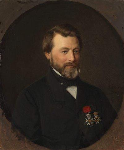 Retrato de Emil Tidemand, hermano del artista de Adolph Tidemand