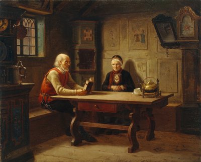 El viejo solitario (Houseprayers), Gulsvik de Adolph Tidemand