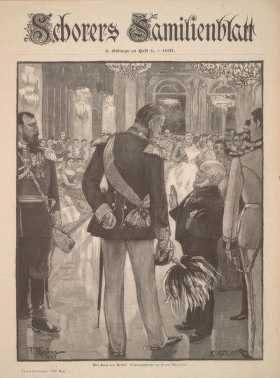 Una escena del baile de la corte de Adolph Menzel