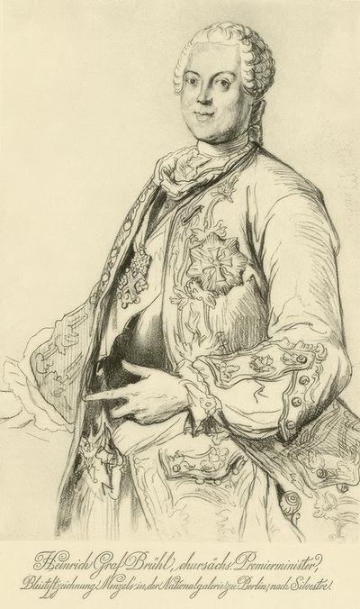 Heinrich von Brühl de Adolph Menzel