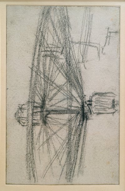Rueda en movimiento de Adolph Menzel