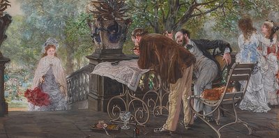 Planes de viaje, 1875 de Adolph Menzel