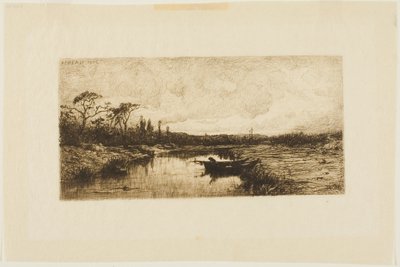 Una tarde de otoño: Cerca de Rossillon de Adolphe Appian