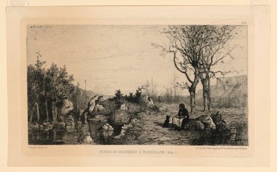 Orillas del arroyo en Rossillon de Adolphe Appian