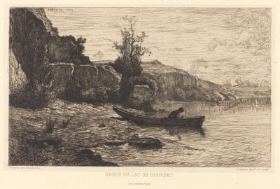 Orillas del lago de Bourget de Adolphe Appian