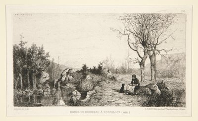 Orillas del arroyo en Rossilon (Ain) de Adolphe Appian
