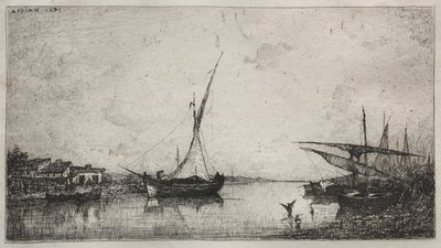 Canal at Martiques de Adolphe Appian