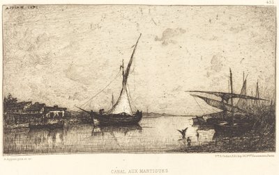 Canal en Martiques de Adolphe Appian