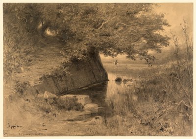 Paisaje (La source a Montalieu) de Adolphe Appian