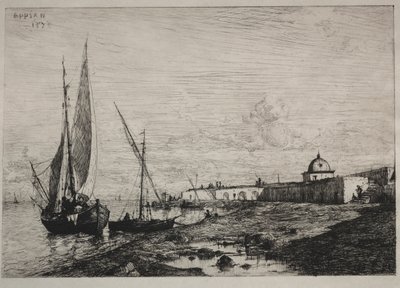 El puerto de San Remo, 1878 de Adolphe Appian