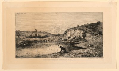Un rocher dans les Communaux de Rix (Ain) de Adolphe Appian