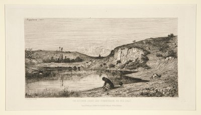 Una roca en las zonas comunes de Rix (Ain) de Adolphe Appian