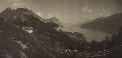 [Lago Walensee, Suiza] de Adolphe Braun