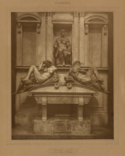 [Tumba de los Medici de Miguel Ángel, Florencia] de Adolphe Braun