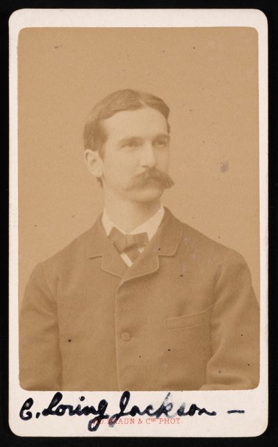 Retrato de Charles Loring Jackson 1847-1935, ca. 1887 de Adolphe Braun