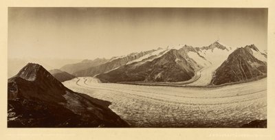 [Paso de montaña nevado] de Adolphe Braun