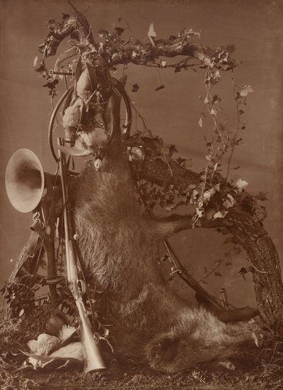 Naturaleza Muerta de una Escena de Caza de Adolphe Braun