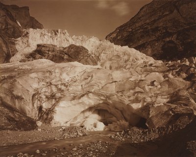 Switzerland. Grindelwald, Upper Glacier, Source of the Lutschine de Adolphe Braun