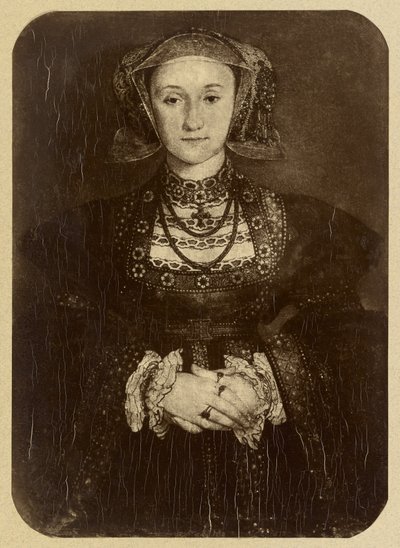 [«La esposa de Enrique VIII», de Hans Holbein, Museo del Louvre] de Adolphe Braun