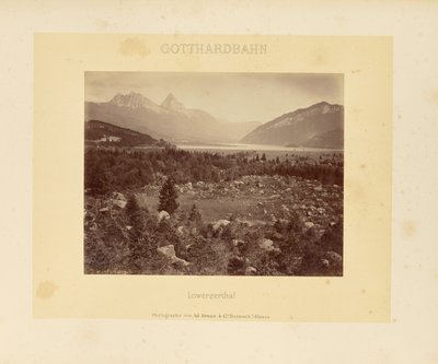 Ferrocarril de San Gotardo: Lowerzerthal de Adolphe Braun and Cie