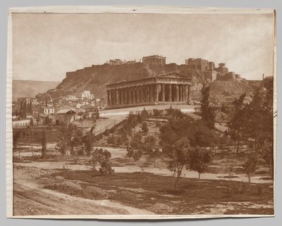Vista de la Acrópolis de Adolphe Braun and Co.