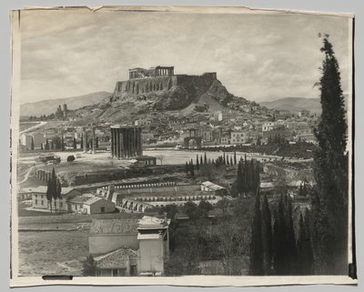 Vista de la Acrópolis de Adolphe Braun and Co.
