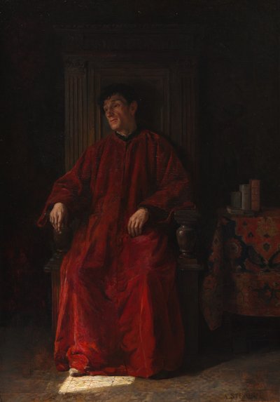 Juez con toga roja de Adolphe Charles Edouard Steinheil