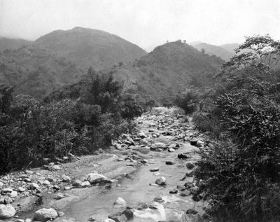 El Río Wag, Castleton, Jamaica de Adolphe Duperly and Son