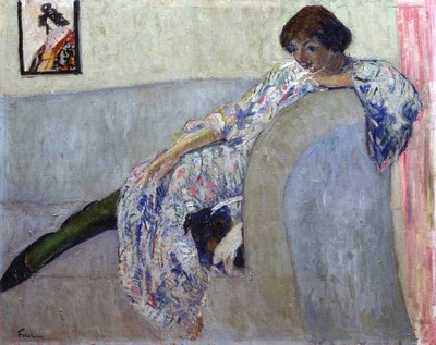 Retrato de la Poetisa Vera Inber de Adolphe Feder