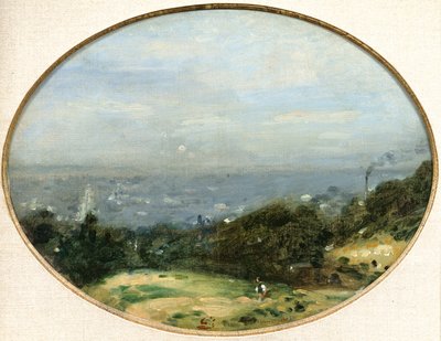 Vista de Le Havre, 1875 de Adolphe Felix Cals