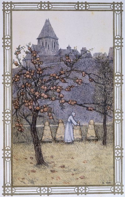 Vida de las abejas: el trabajo de la apicultura de Adolphe Giraudon