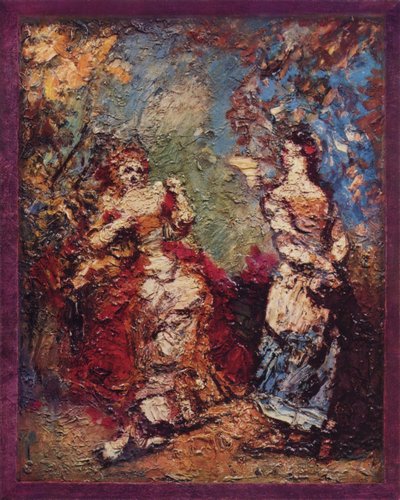 Francés: Les Précieuses Ridicules de Adolphe Joseph Thomas Monticelli