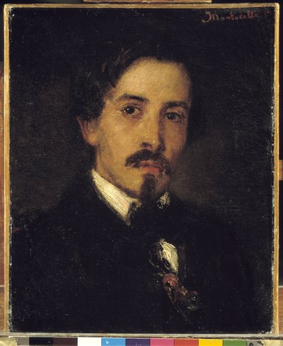 Presunto retrato del pintor Ferdinand Viola, 1859 de Adolphe Joseph Thomas Monticelli
