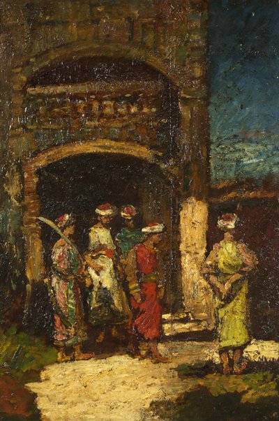 El verdugo, c.1860-80 de Adolphe Joseph Thomas Monticelli
