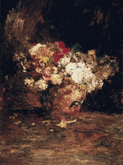 Jarrón de flores, c.1880 de Adolphe Joseph Thomas Monticelli