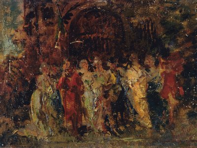 Cortejo nupcial de Adolphe Joseph Thomas Monticelli