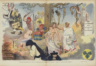 Ilustración para Le Rire de Adolphe Leon Willette