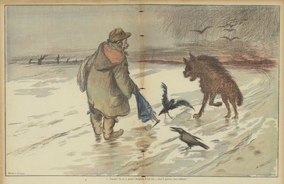 Ilustración para Le Rire de Adolphe Leon Willette