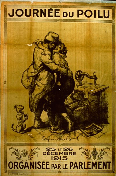 Journée Du Poilu de Adolphe Leon Willette