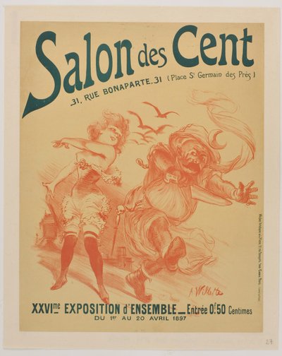 [Salon des Cent. April 1897] de Adolphe Leon Willette