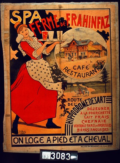 Spa - Ferme de Frahinfaz, 1896 de Adolphe Louis Charles Crespin
