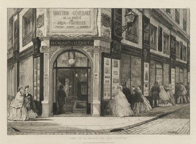 Sede de la Société des Aqua-Fortistes, 1864 de Adolphe Martial Potemont