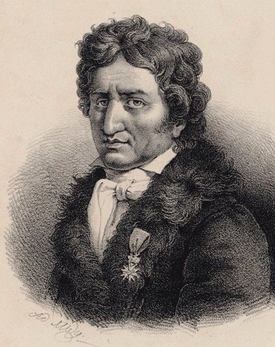 Retrato del compositor Pierre-Alexandre Monsigny 1729-1817 de Adolphe Midy