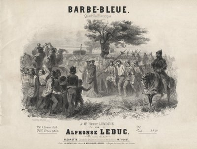 Alphonse Leduc - Barbazul, cuadrilla histórica de Adolphe Mouilleron