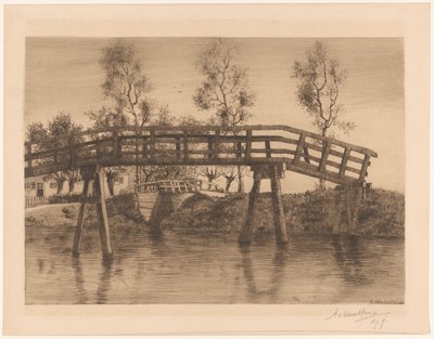 Brug
Brugje (II) (título en el objeto) de Adolphe P.H J. van Weezel Errens (signed by artist)