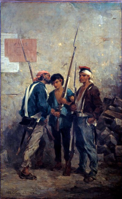 Revolución de 1848: “el eslogan” (1848) de Adolphe Pierre Leleux