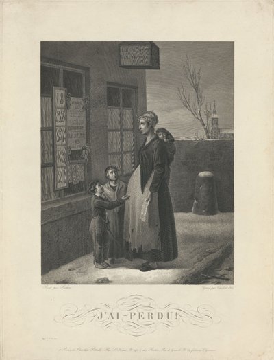 ¡He perdido!, 1824 de Adolphe Roehn