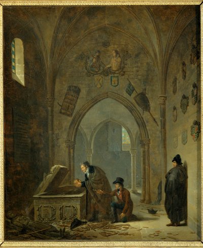 Denon vivo, en España, devolviendo los restos del Cid y de Chimène a sus tumbas ... de Adolphe Roehn