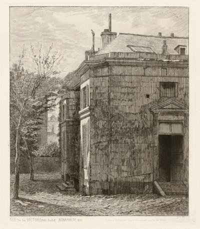 Rue de la Victoire (70). Hôtel Bonaparte de Adolphe Théodore Jules Martial Potémont