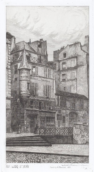 Rue du Coq St. Jean de Adolphe Théodore Jules Martial Potémont